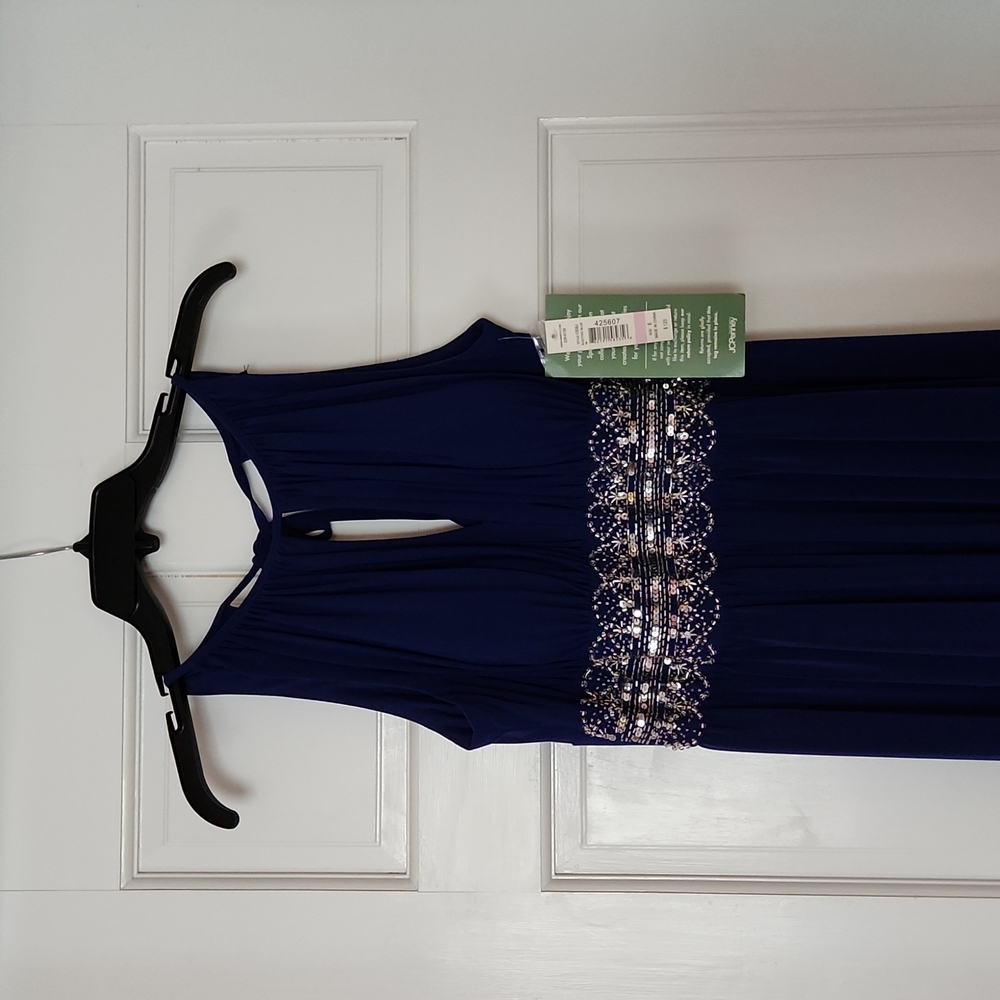 R&M Collection Special Occasion Size 6 Electric Blue Evening/Prom Dress NWT